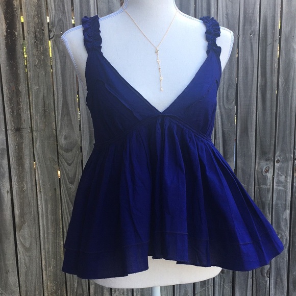 💙VICTORIA’S SECRET💙MODA ÍNTL. ROYAL BLUE TOP - Picture 3 of 8